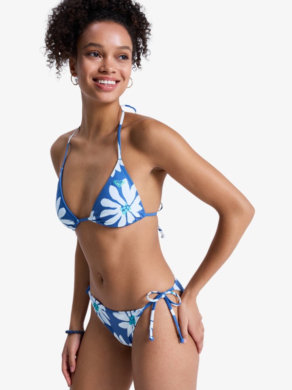 Printed Essentials TS Set Ensemble de bikini Tiki Tri deux pièces Bleu Femme