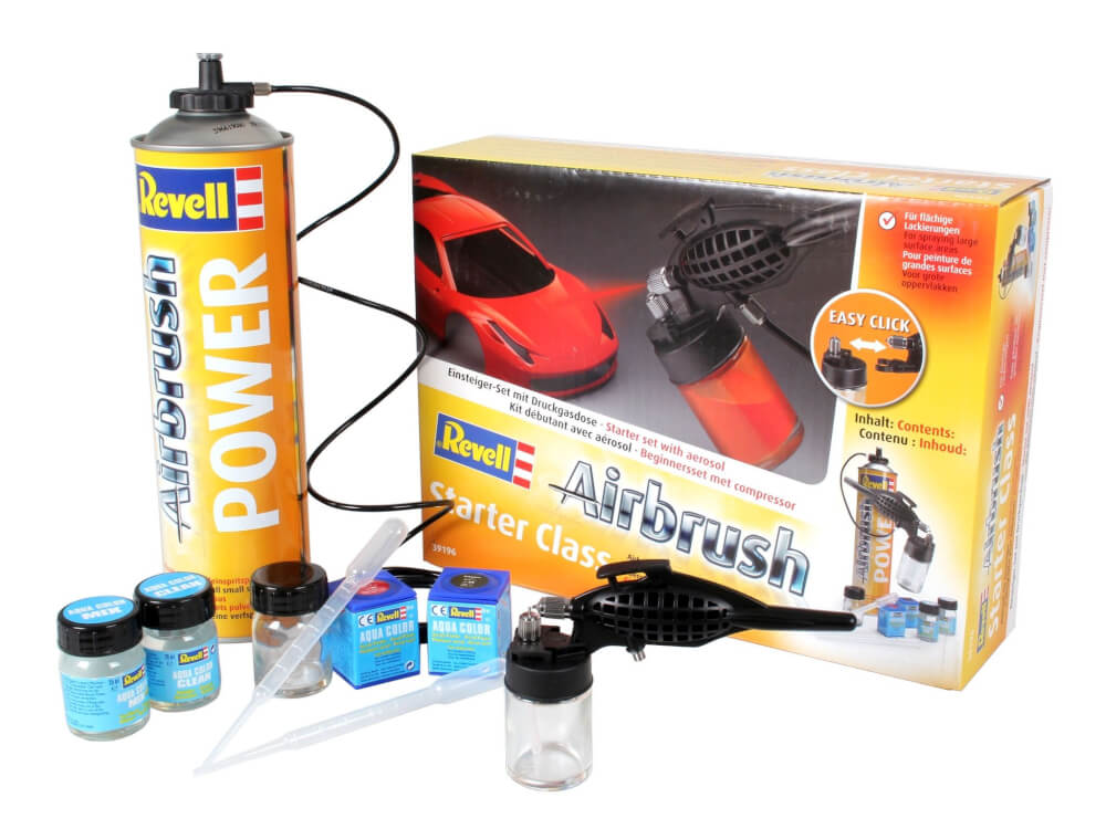 Komplett Set Starter Class, Revell Airbrush für Einsteiger
