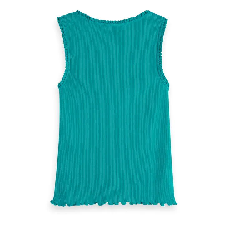 Scotch & Soda Débardeur Côtelé | Turquoise