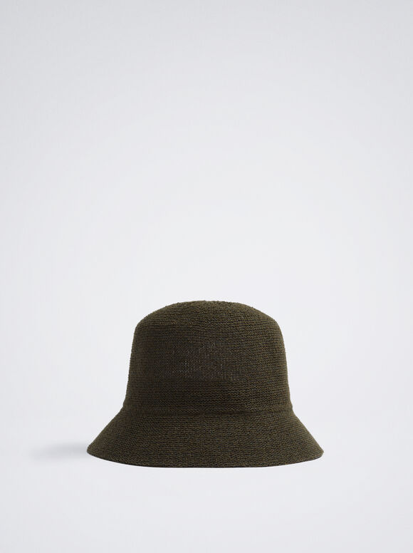 Chapéu Bucket de Tricô - Verde
