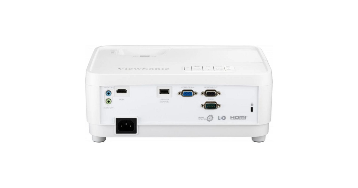 ViewSonicLS510W WXGA LED Projector  (Wit, 3000 ANSI Lumen, voor bedrijven en onderwijs)