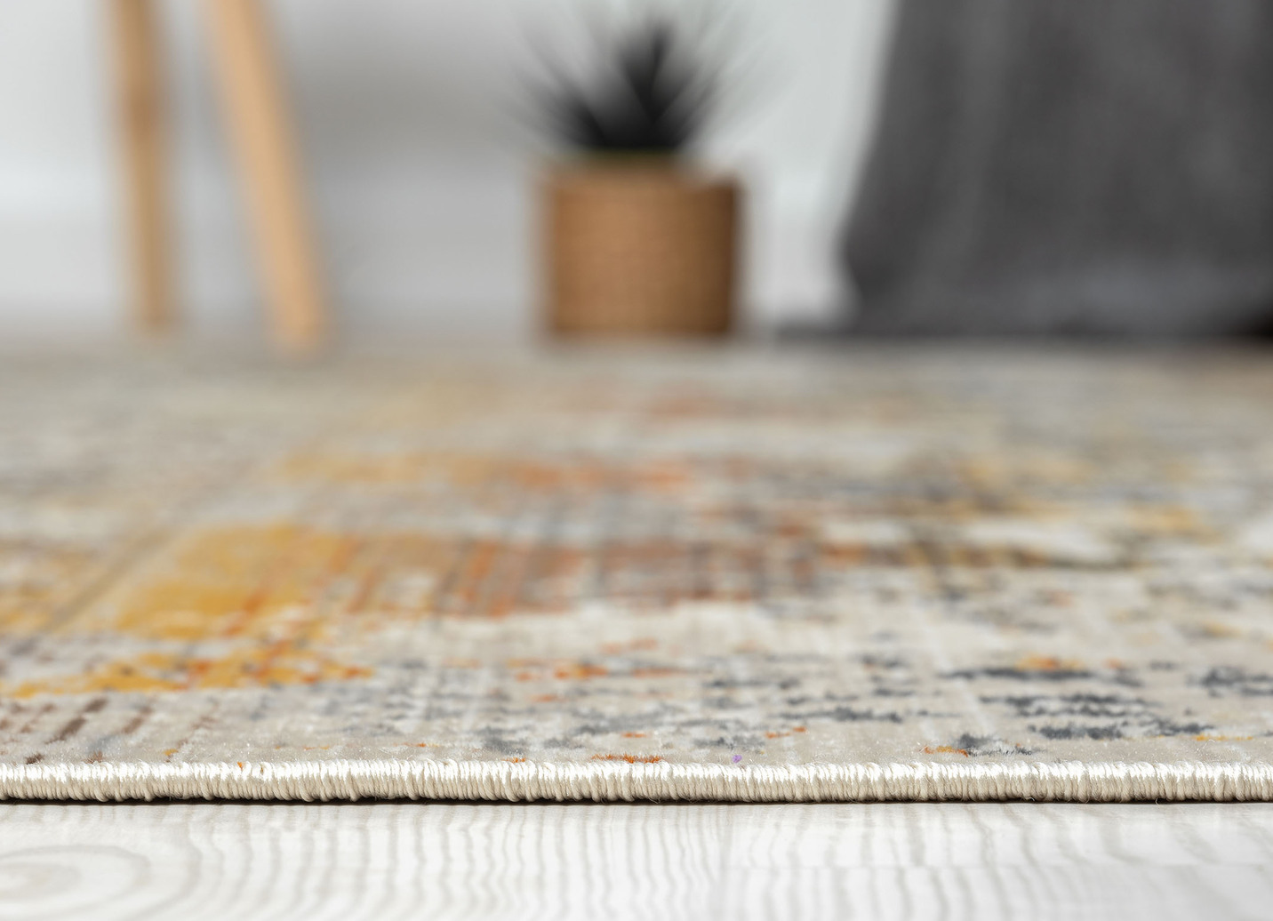 Robuster Teppich im modernen Used-Look