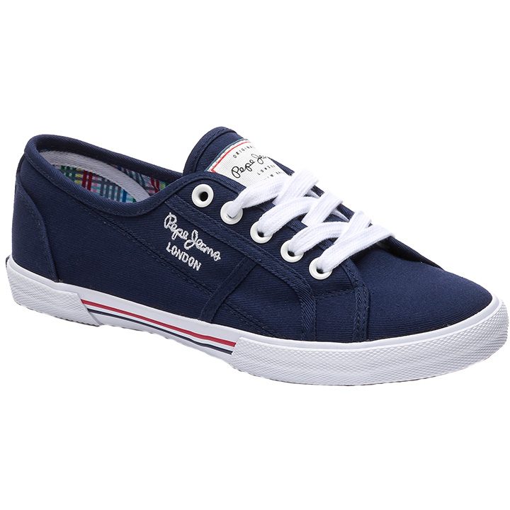 Pepe Jeans Aberlady Basic 17 Sneaker Damen blau