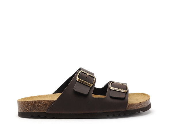 Scholl mules et sabots homme julien 30769 marron
