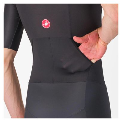 Combinaison Trifonction Castelli Core Tri Top Free Speed 3 Homme MC Noir