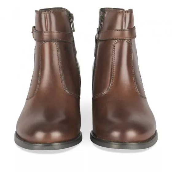 Bottines COGNAC MEGIS ELEGANT