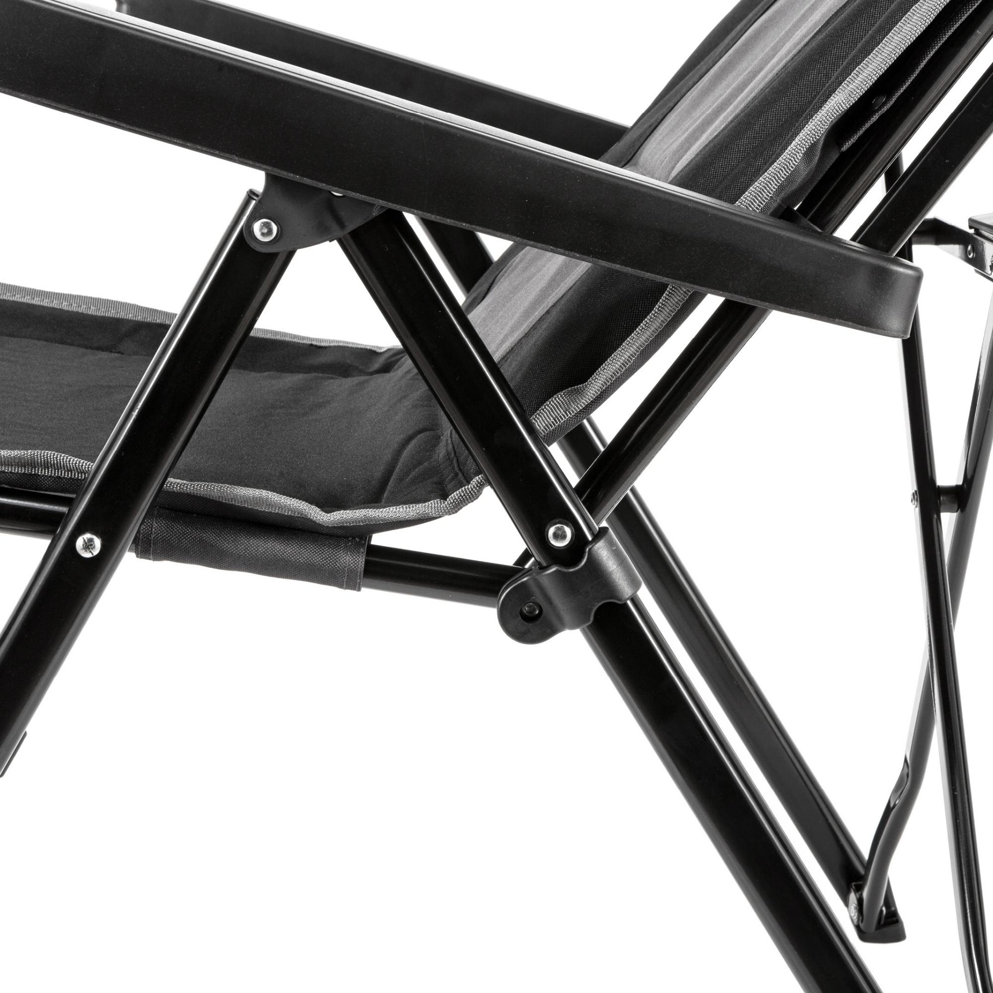 Brunner Raptor Recliner Faltstuhl grau