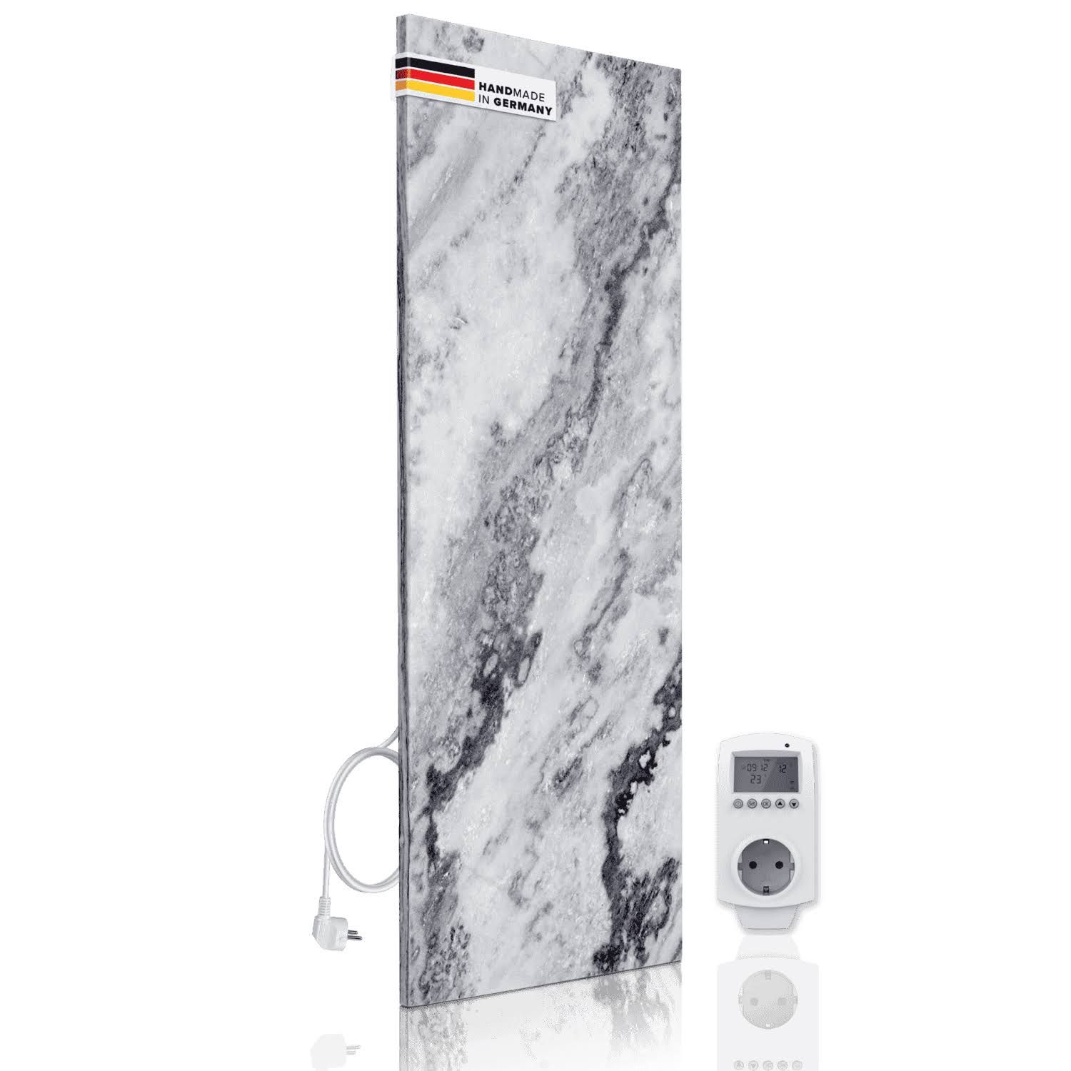 Marwona Naturstein Infrarotheizung 800 Watt mit WIFI Smart Home Thermo
