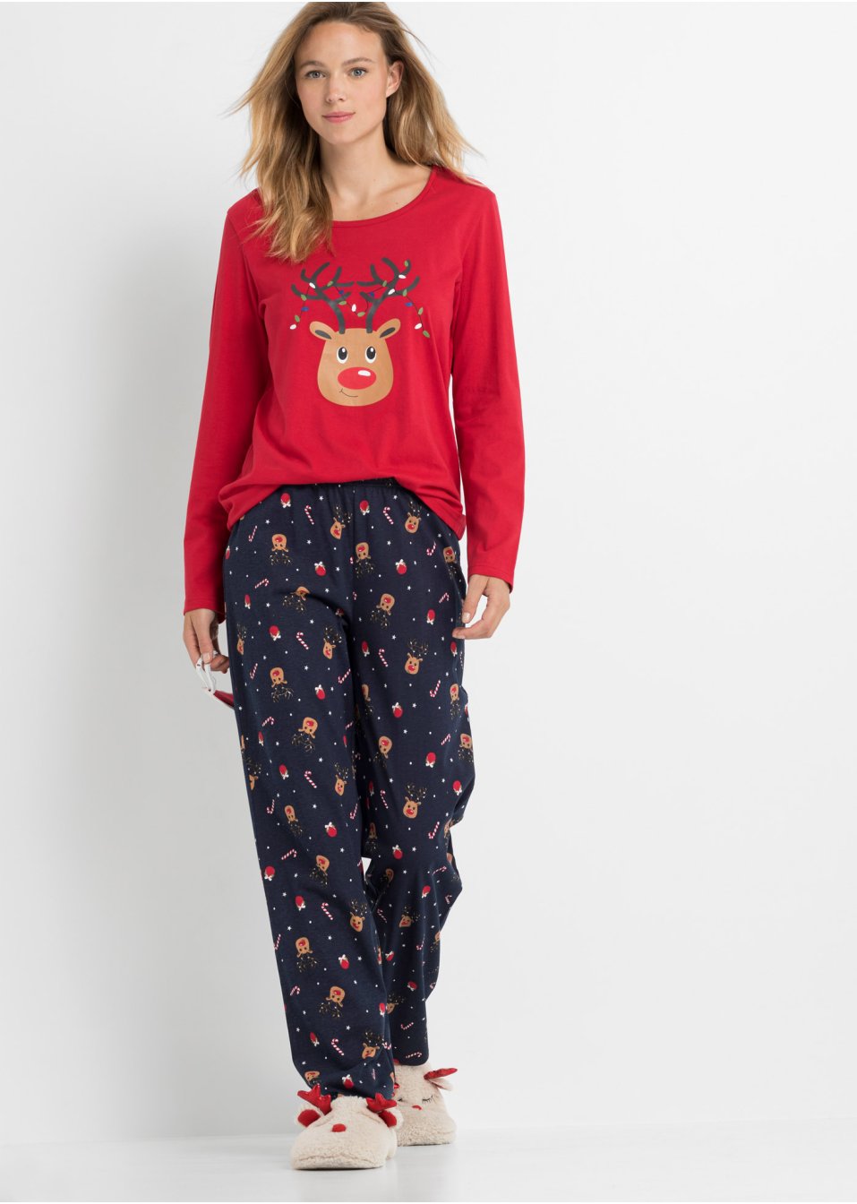 Pyjama en slaapmasker (3-dlg.set)