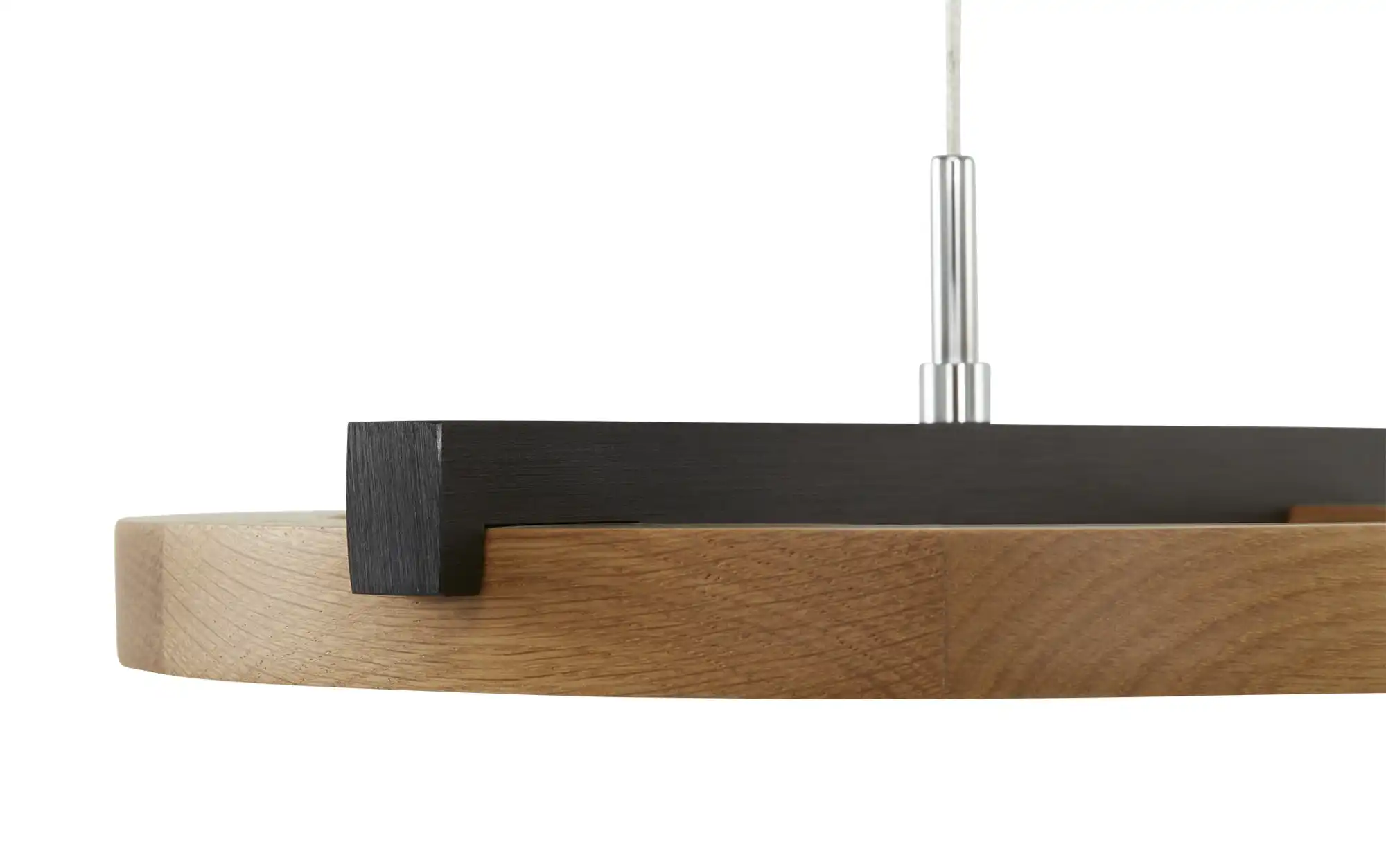 KHG LED-Pendelleuchte, 2-flammig, anthrazit / Eiche