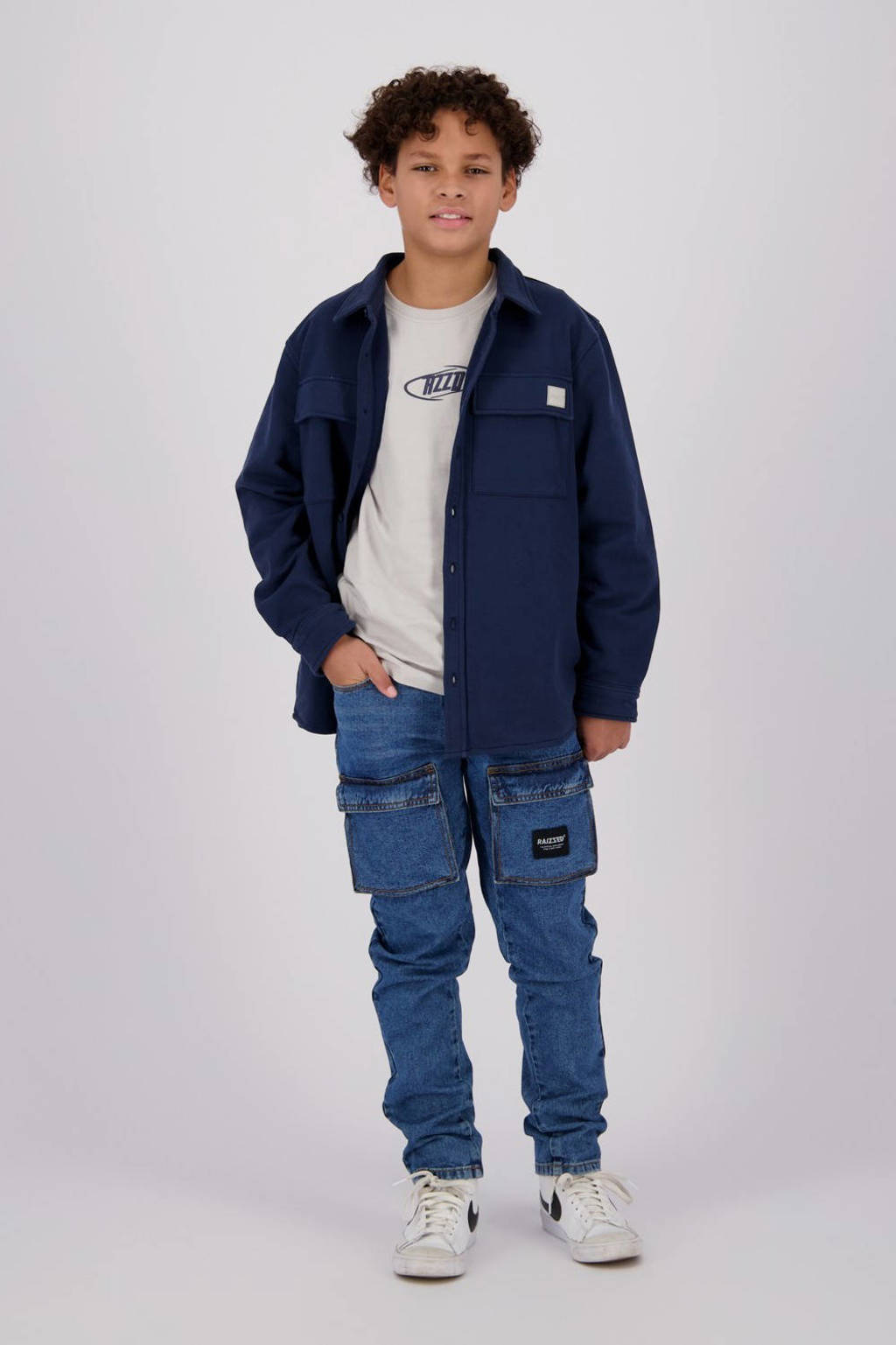 Raizzed straight leg jeans Denver cargo vintage blue