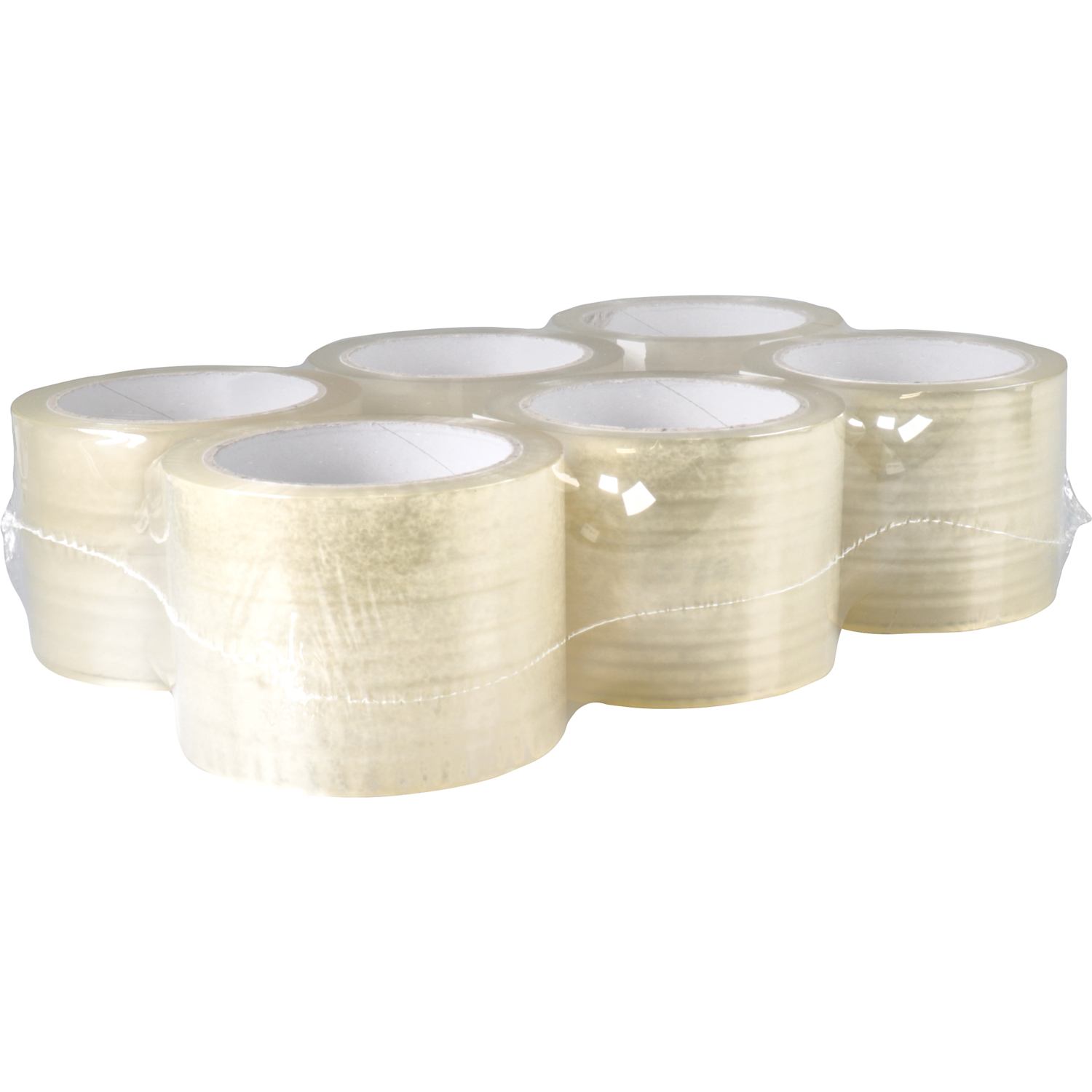 Dozensluittape, PP, 75mm, 66m, transparant