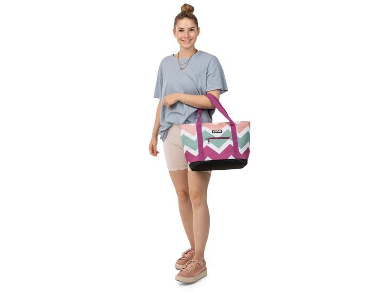 KOOR Kühltasche Shopper Monte Kühltasche mit Kühlelement in trendigen Farben