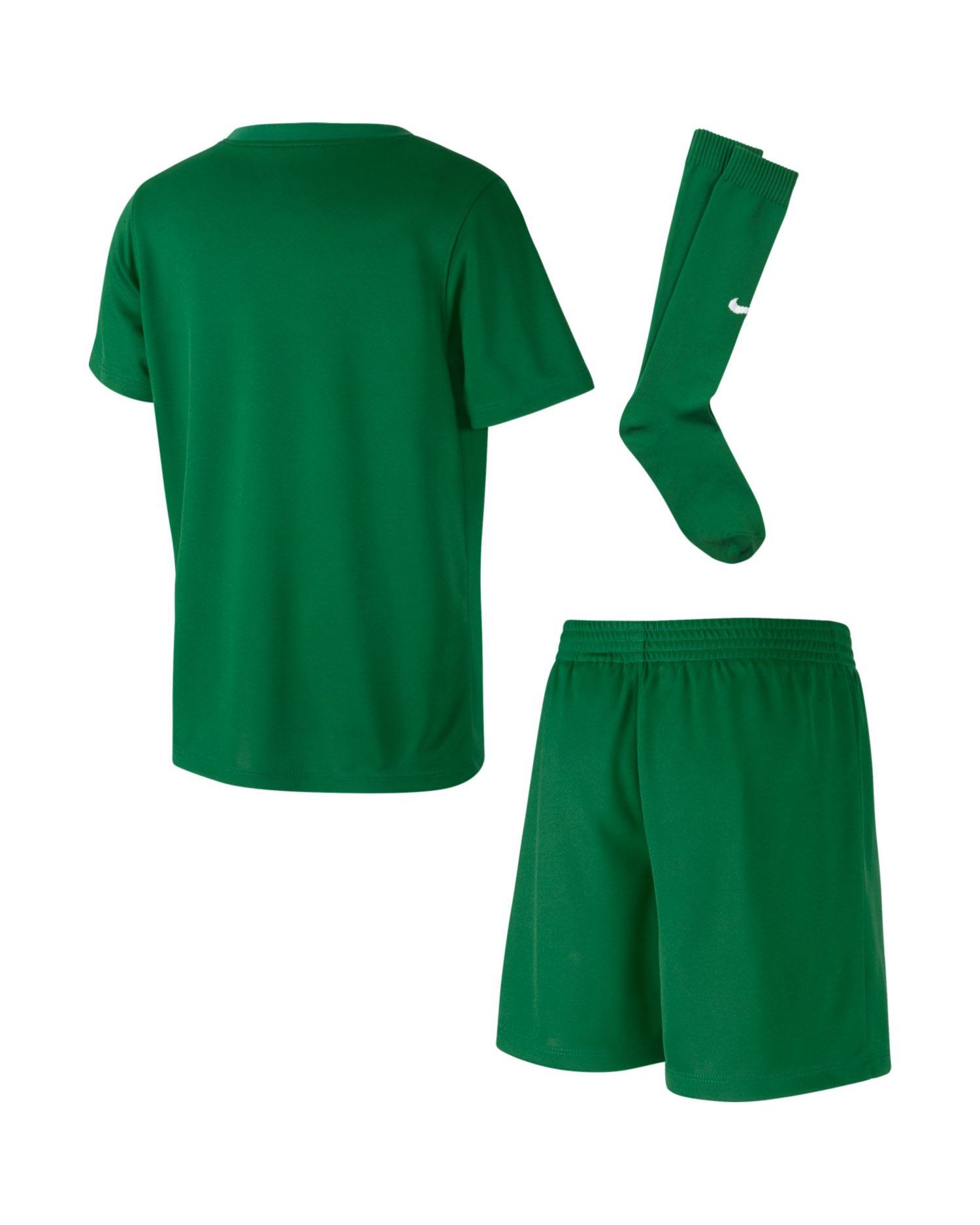 Ensemble match/entrainement Nike Park Kit Set Vert pour enfant