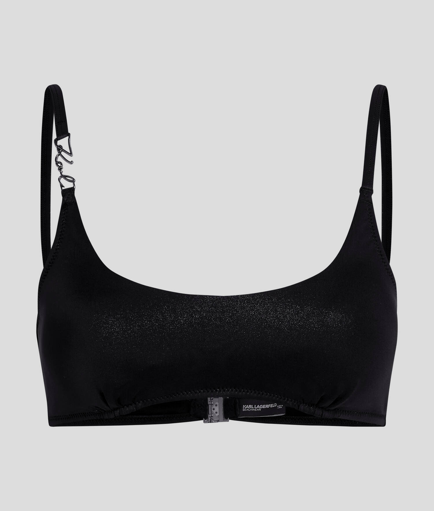 HAUT DE BIKINI BANDEAU BRILLANT KARL SIGNATURE