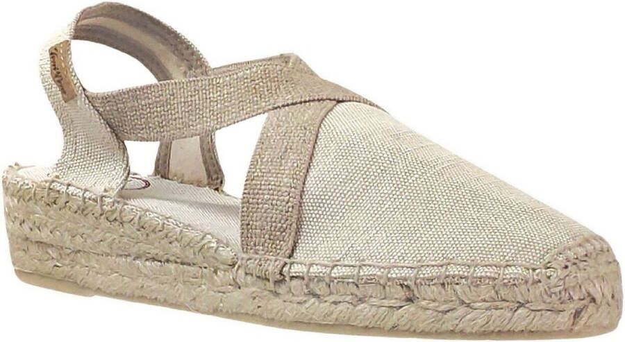 Toni Pons Verdi-V Sandalen Touwzool Gebroken wit