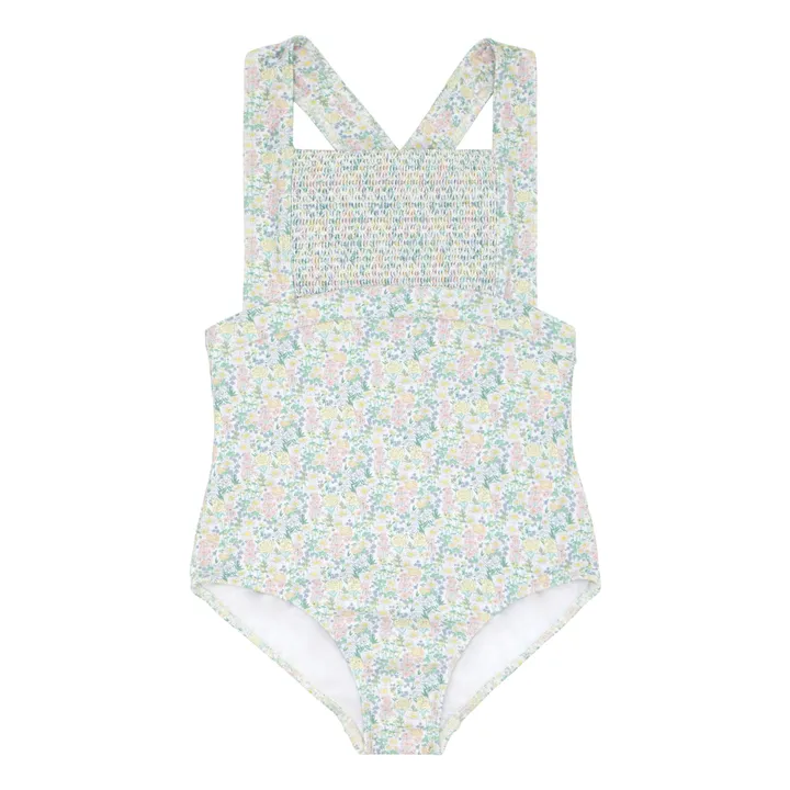 Minnow Maillot 1 Pièce Crossover Fleur | Vert