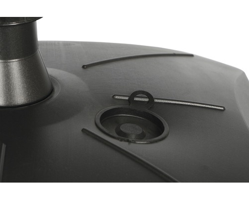 Siena Garden kunststof parasolvoet, 50 kg, antraciet