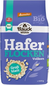 Bauck Mühle Haferflocken Grossblatt Demeter, 500 g