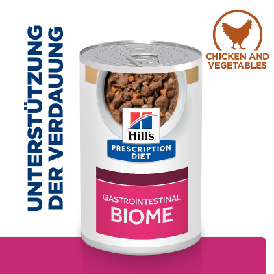 Hill's  Vet Hundefutter Prescription Diet Gastrointestinal Biome 12x354g