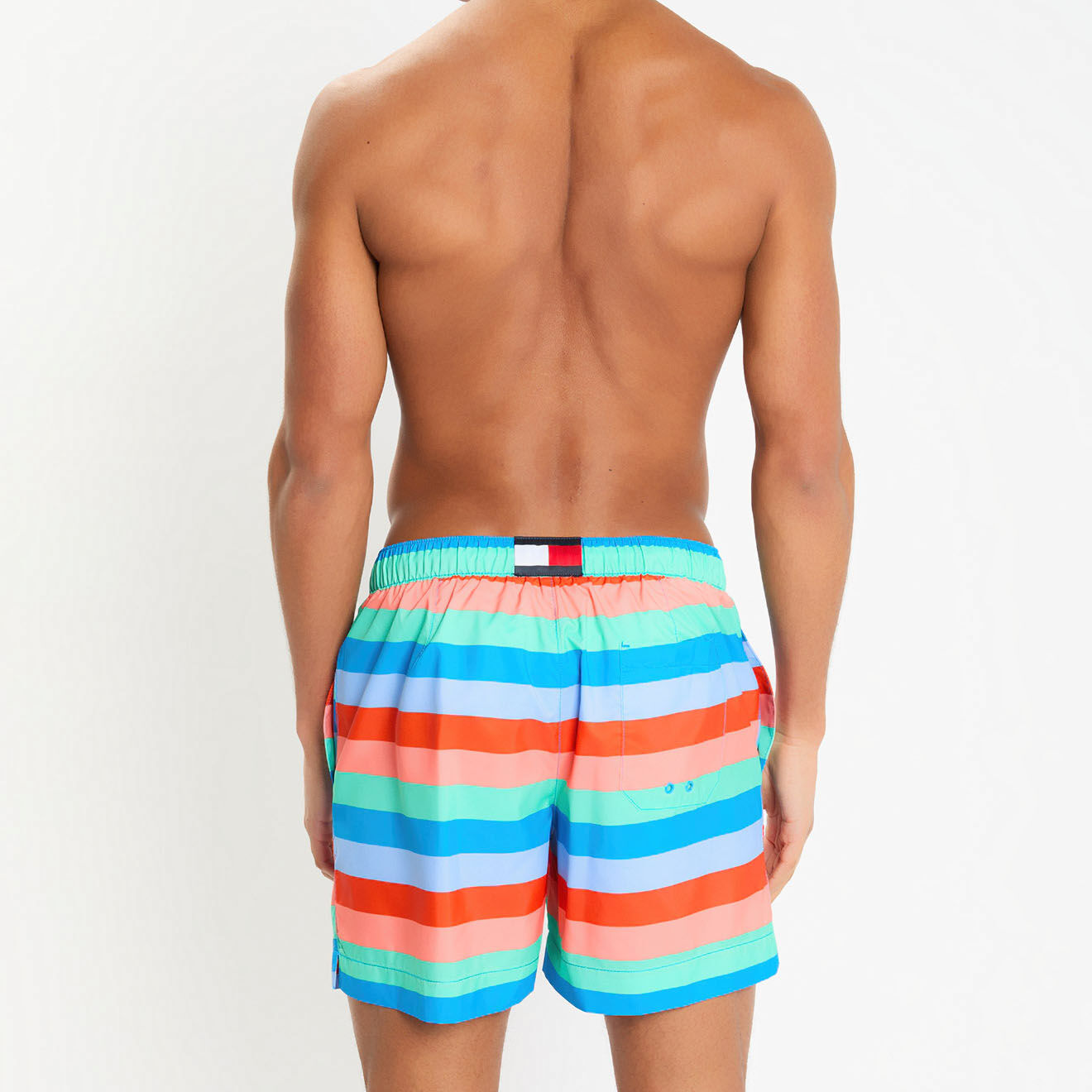 Tommy Hilfiger Short de bain rayé multicolore