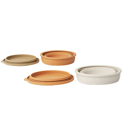 Liewood Sk?le - Silikone - Foldbare - 2-pak - Dale - Almond Mult