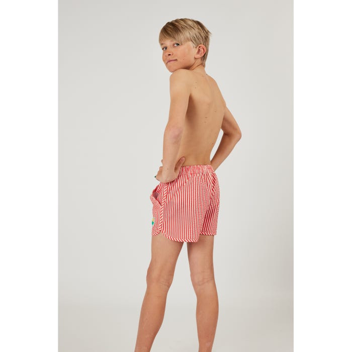 Veritas-Kids zwemshort seersucker strepen Good Vibes