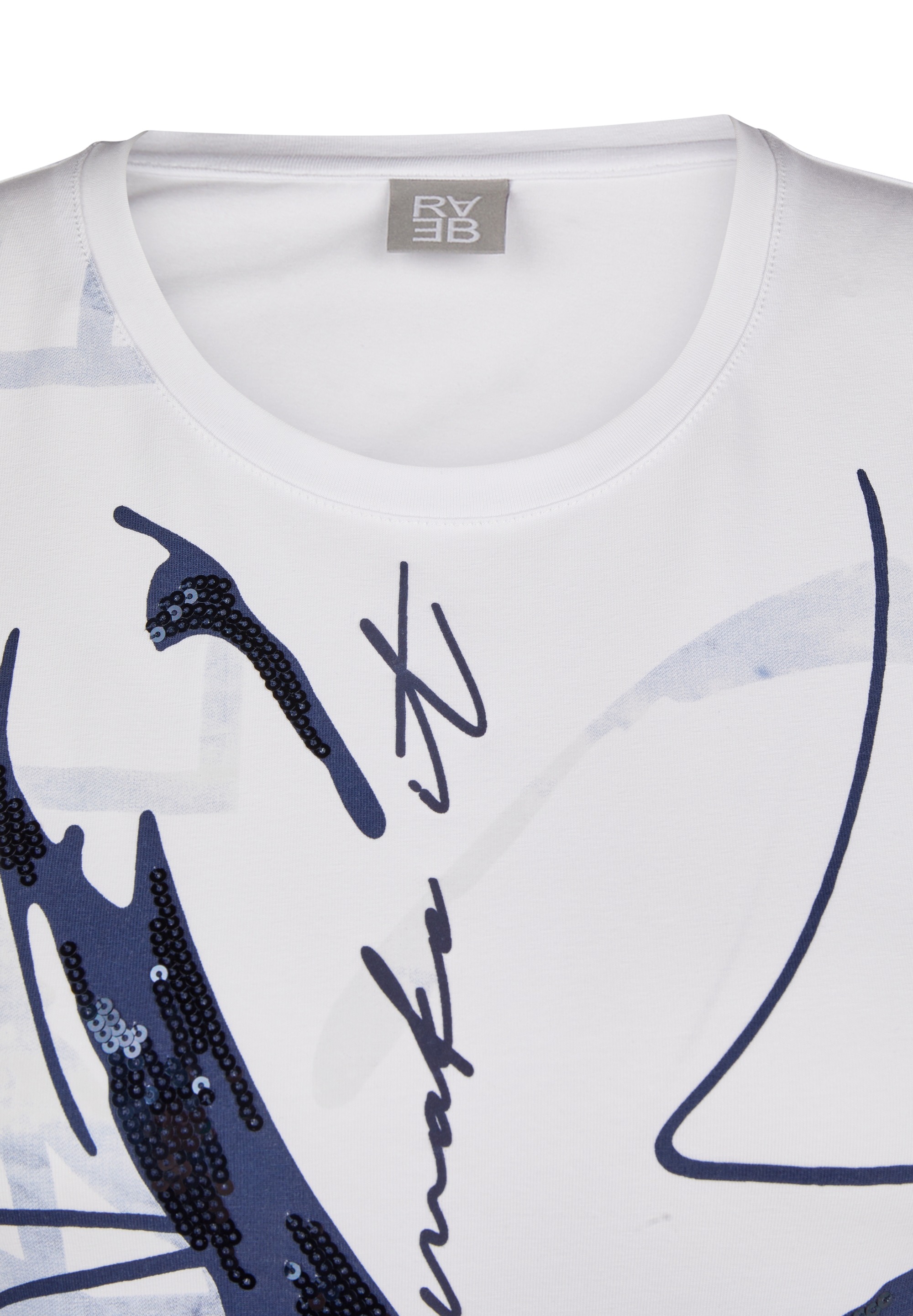 Rabe Print-Shirt , mit Pailletten