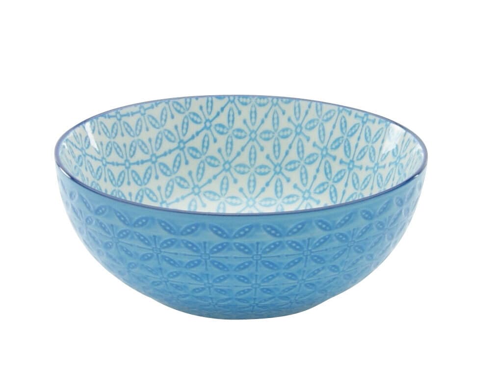 CreaTable Müslischale MEDITERRAN 4er Set 15 cm blau