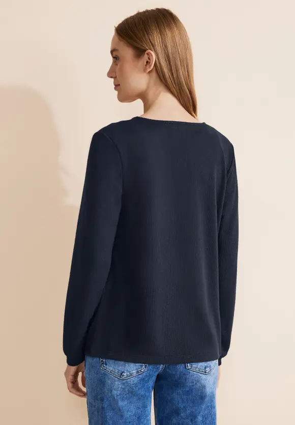 Sommer Strickjacke - deep blue