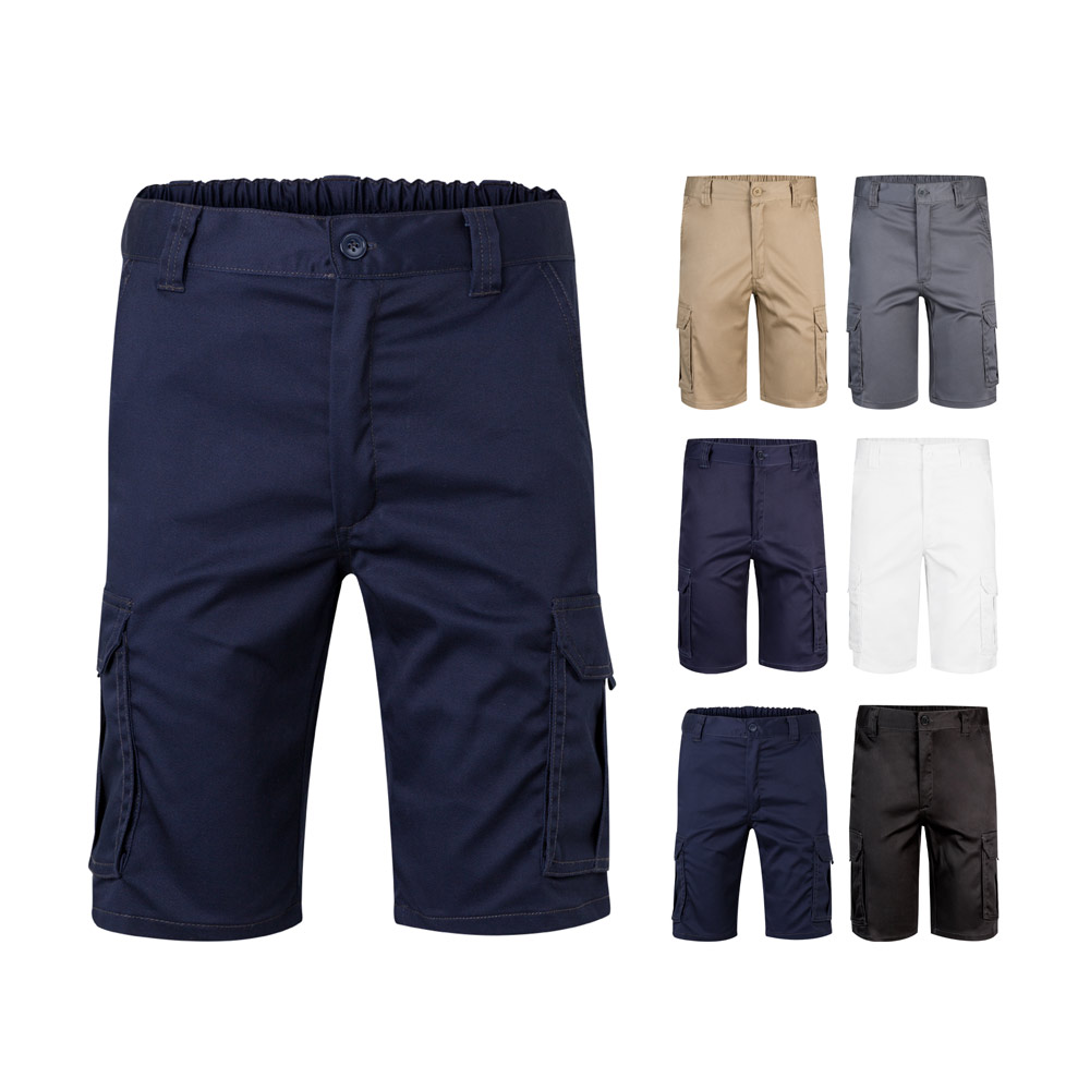 Velilla 36017 - Bermuda stretch, multipoches (240g/m²), en coton (46%), EME (38%) et polyester (16%)