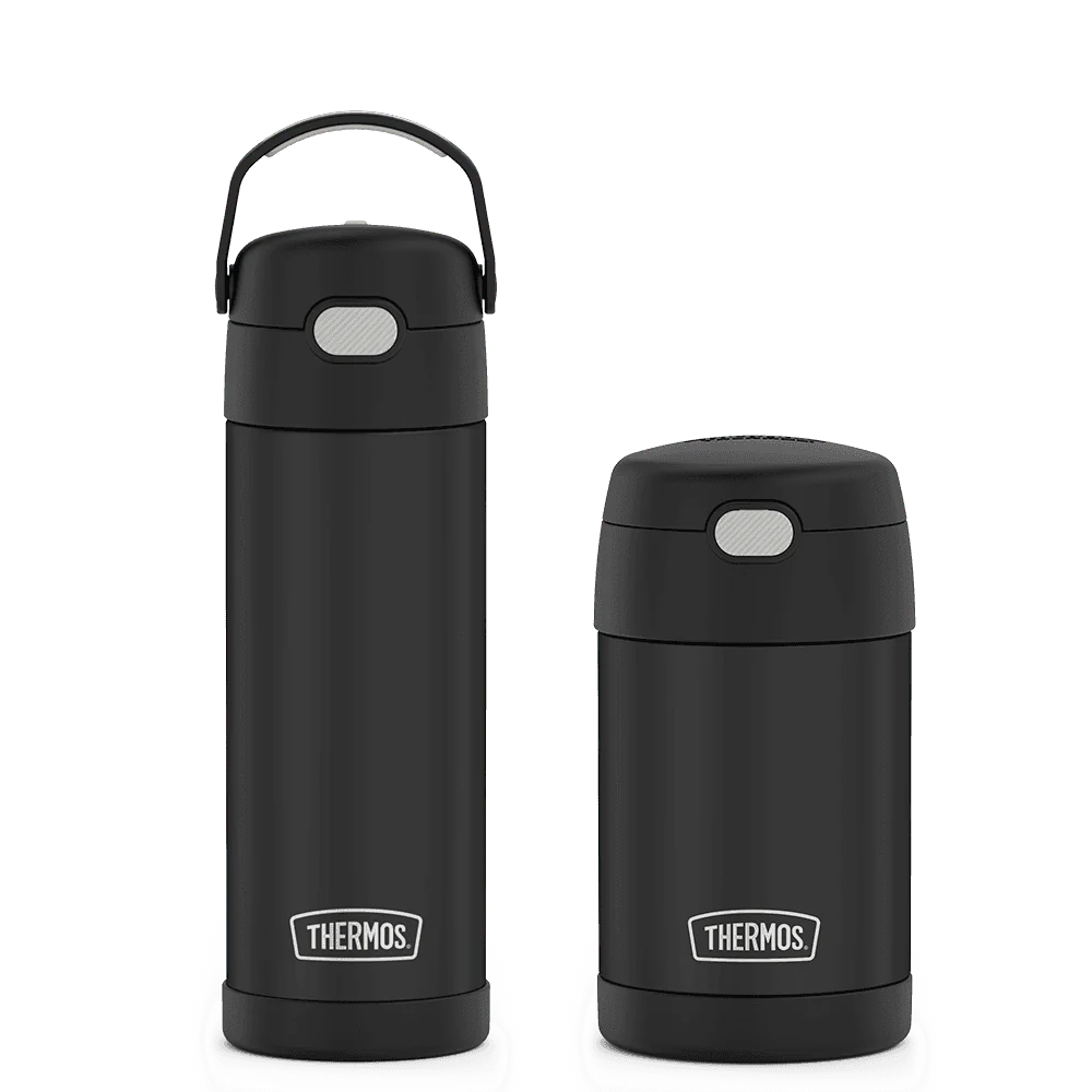 16oz FUNTAINER® FOODJAR - MATTE BLACK,16oz FUNTAINER®WATER BOTTLE - MATTE BLACK