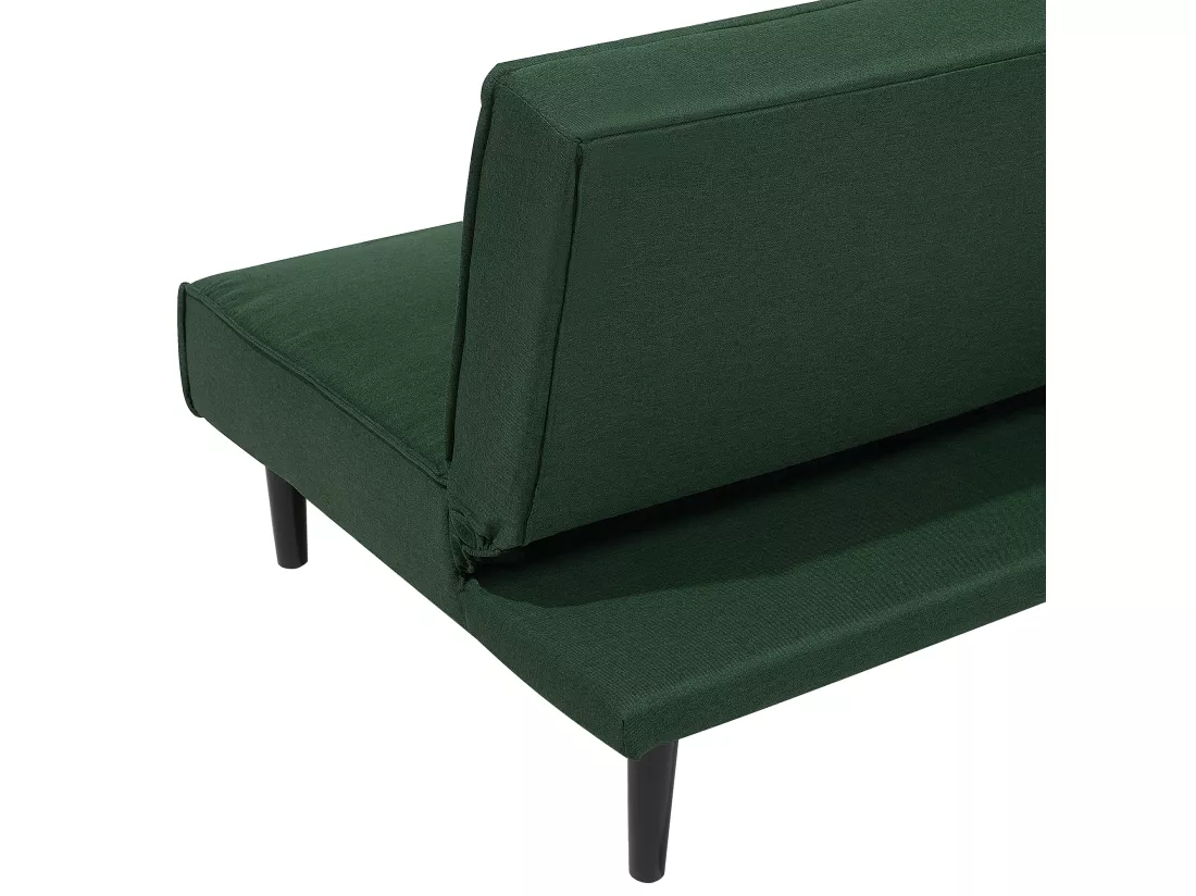 Canapé convertible 3 places en tissu vert foncé VISBY