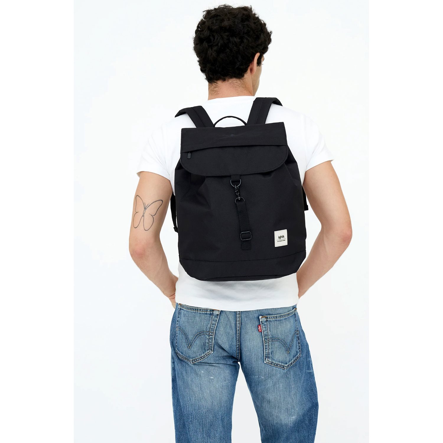 Lefrik Scout Backpack stripes orange