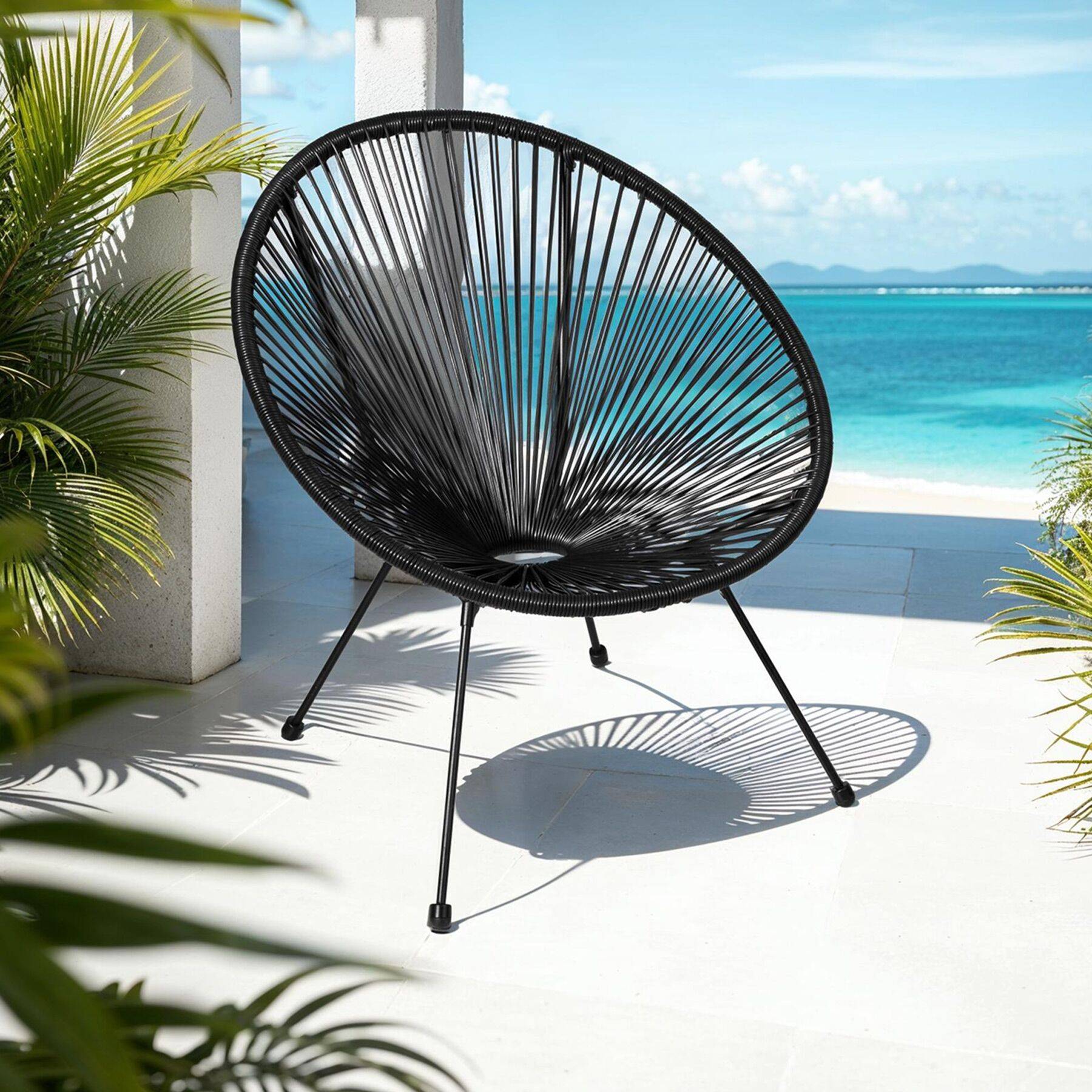 2 Gartenstühle Santana mit Tisch