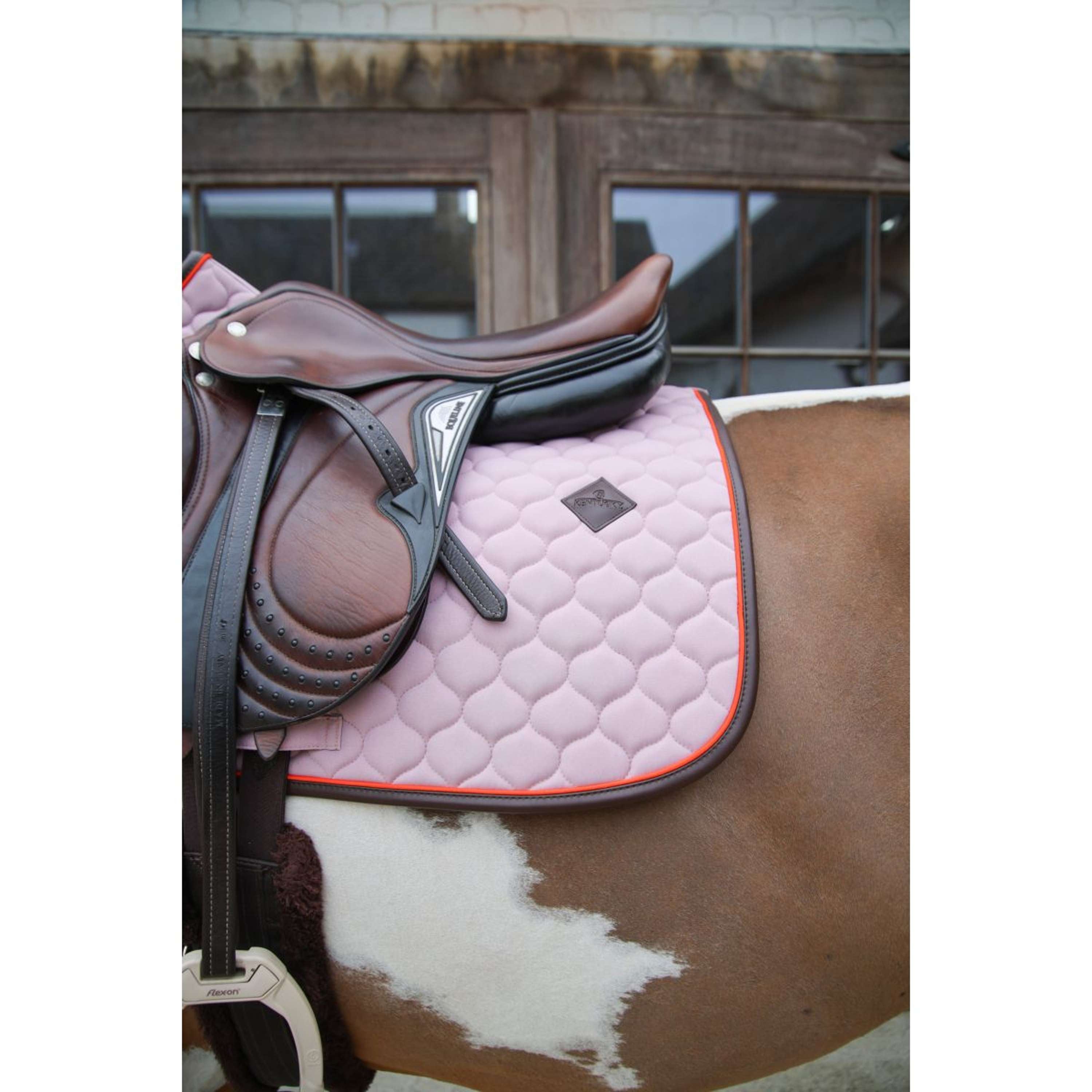 Kentucky Zadeldekje Onion Quilt Leather Neon Springen Lavender