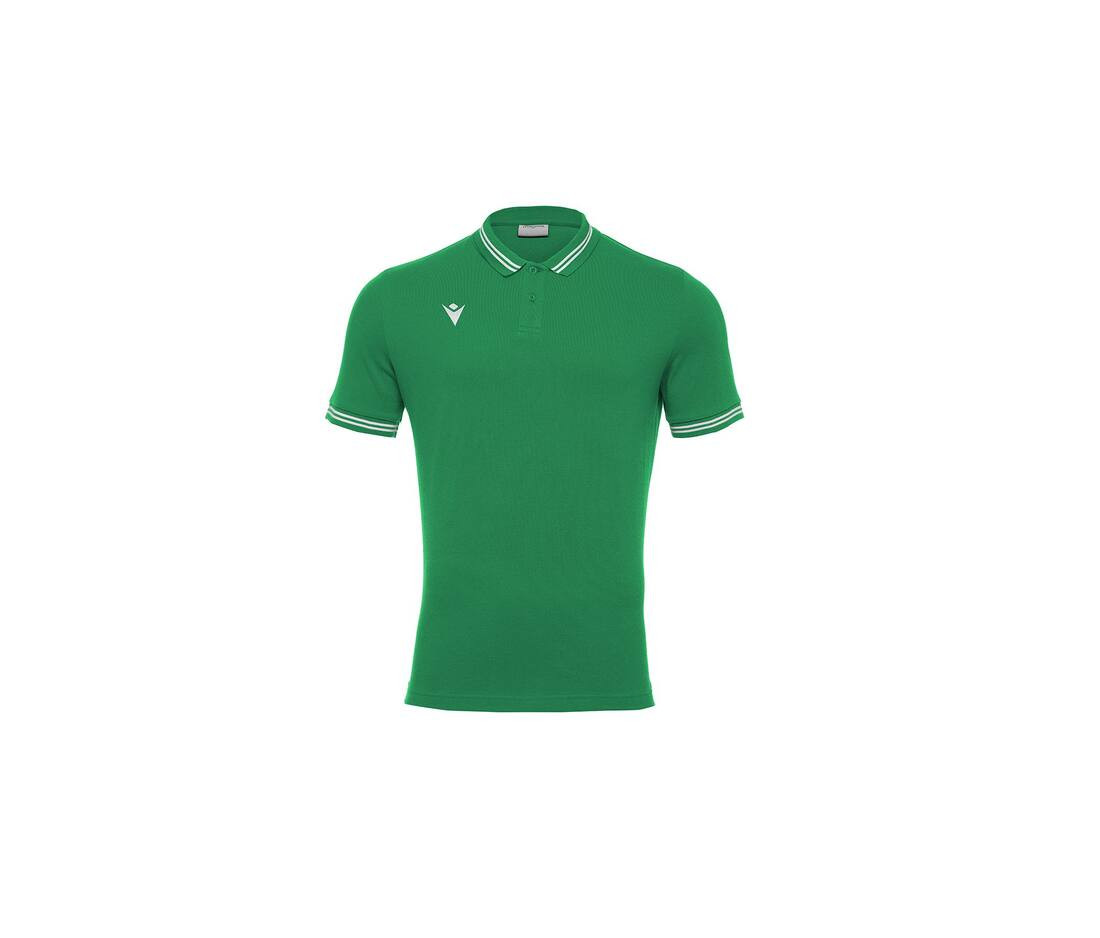 MACRON MA9332J - Polo Enfant Élégant à Bandes Contrastées