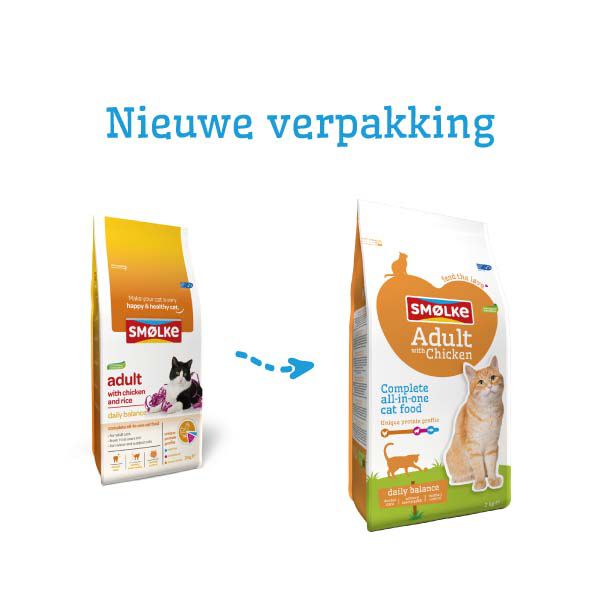Smölke Adult - Kattenvoer - 10 Kilogram - kip