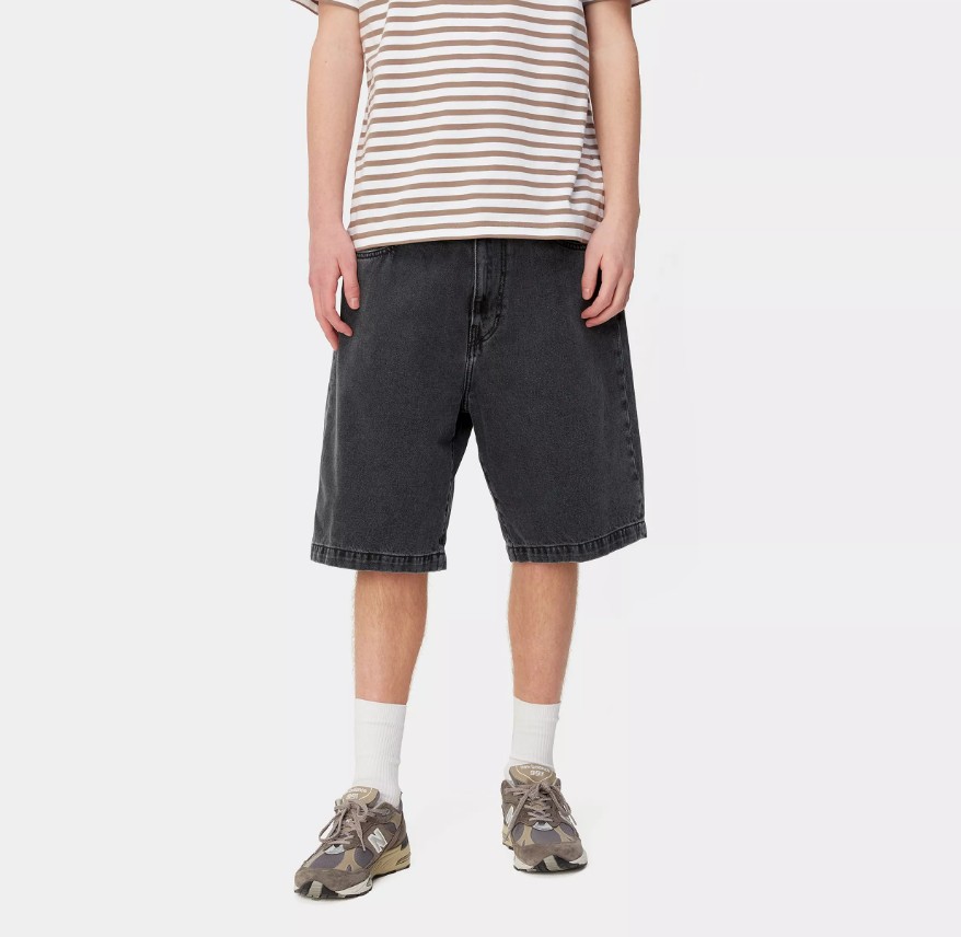 Carhartt WIP Landon Short Black Heavy Stone Wash