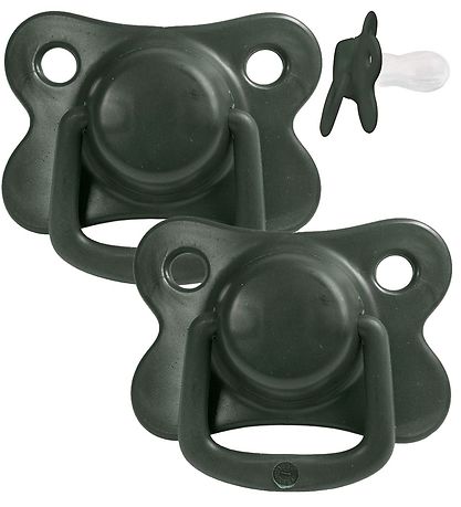 Filibabba Schnuller - 2er-Pack - Dunkelgrün
