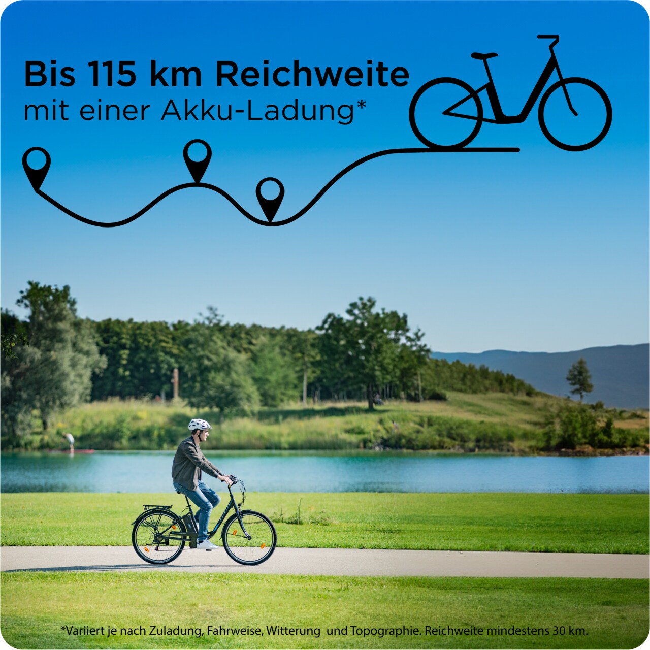 Zündapp Z505 E Bike Damen 28 Zoll Pedelec 160 - 185 cm 6 Gang Damenfahrrad