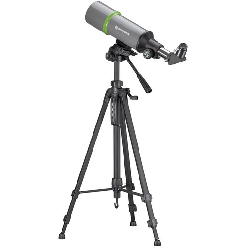 Telescópio astronômico portátil e potente 80/400 com tripé e mochila.