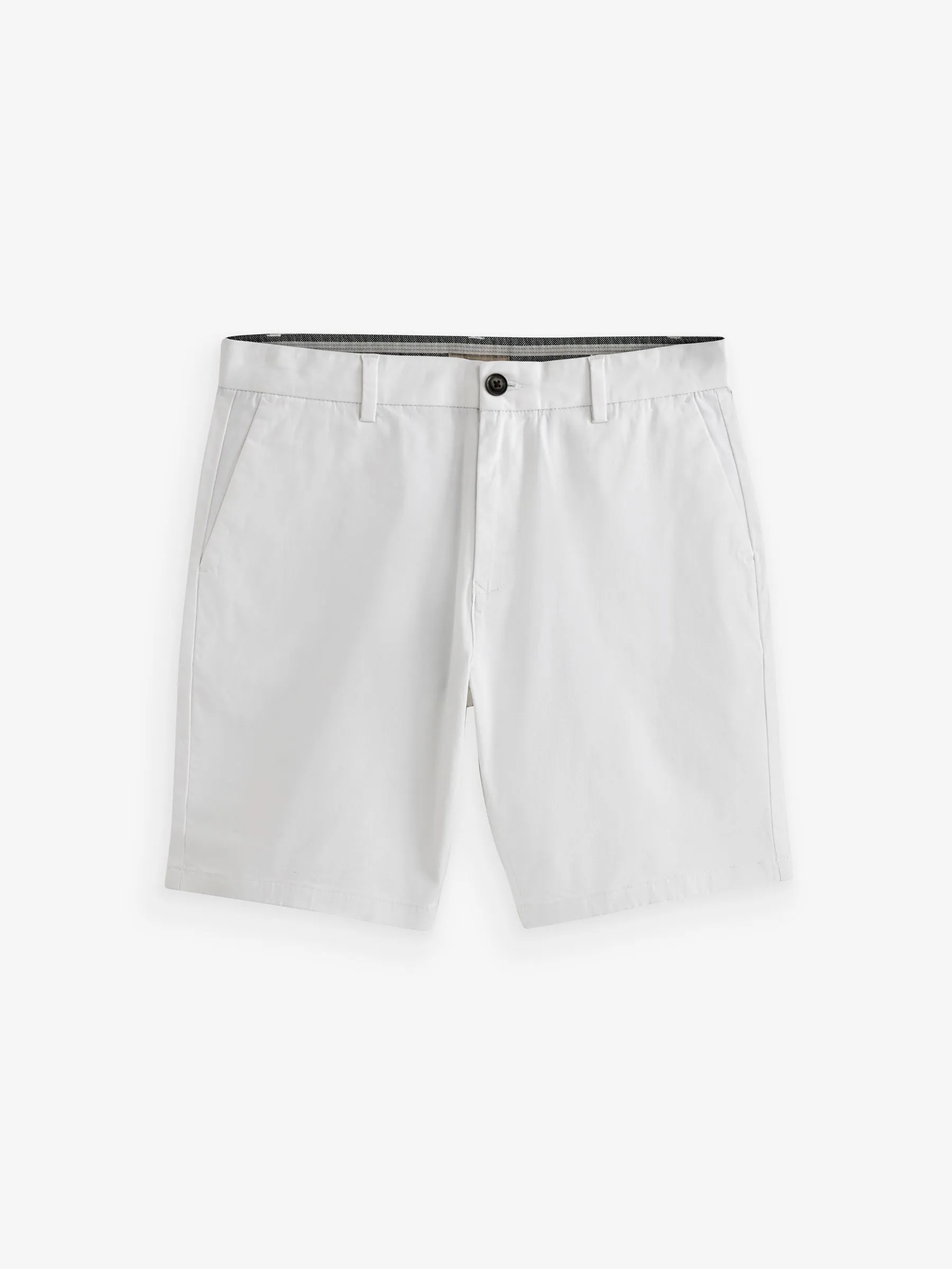 Wit - Slim Fit - Chinoshort met stretch
