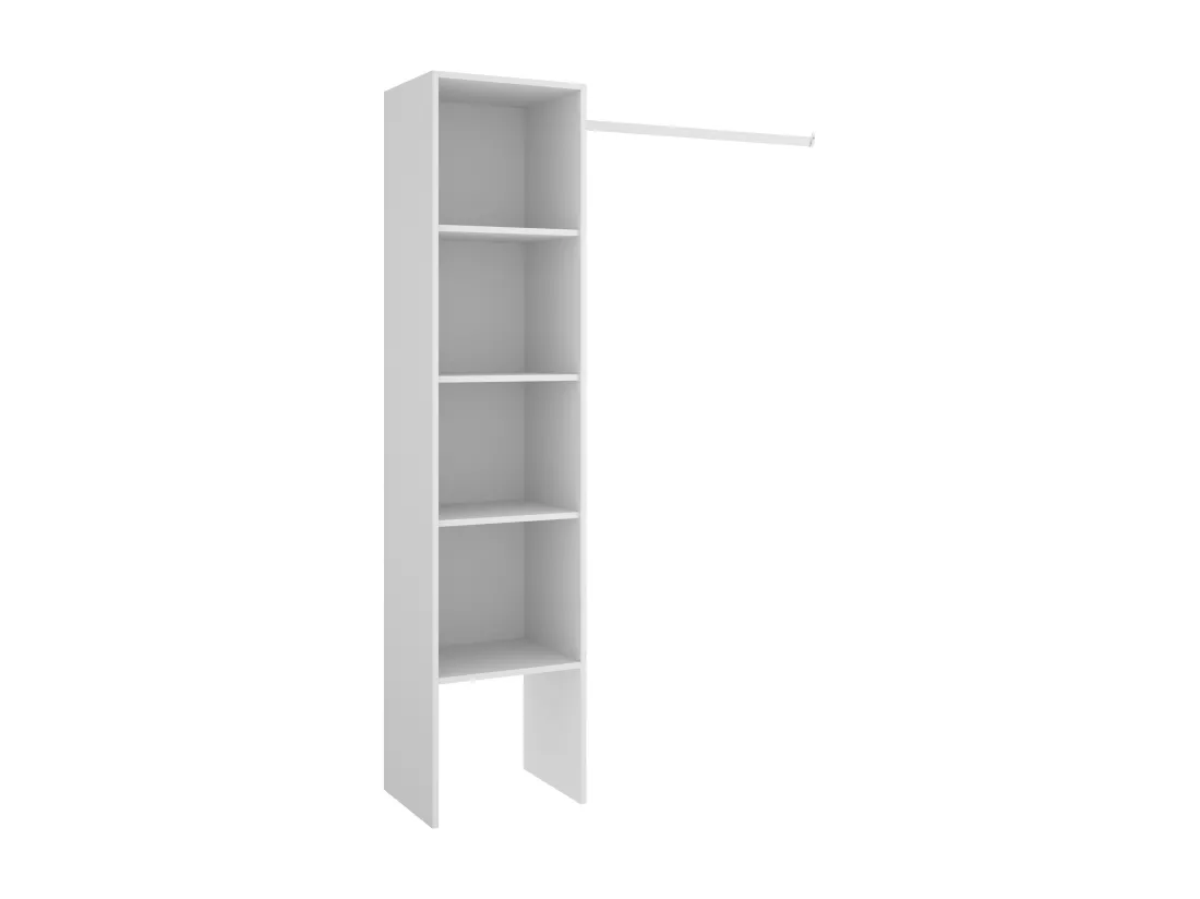 Dressing d'angle - L225 cm - Blanc - FERDINAND