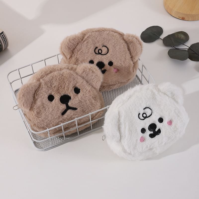 Ikiana - Bear Chenille Coin Purse (Diverse ontwerpen)