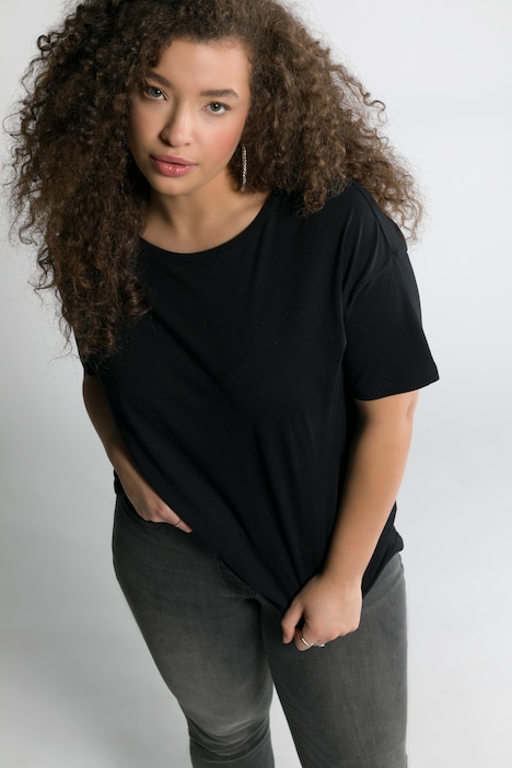 Basic-Shirt, relaxed, überschnittene Schultern