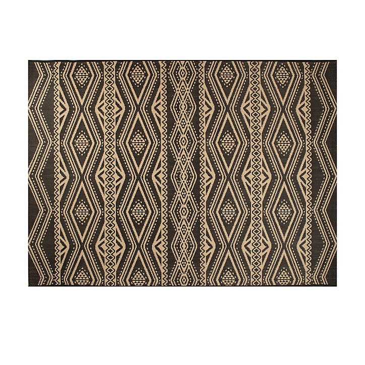 Tapis tissé plat Nelli ethnique L.200 x l.150 cm