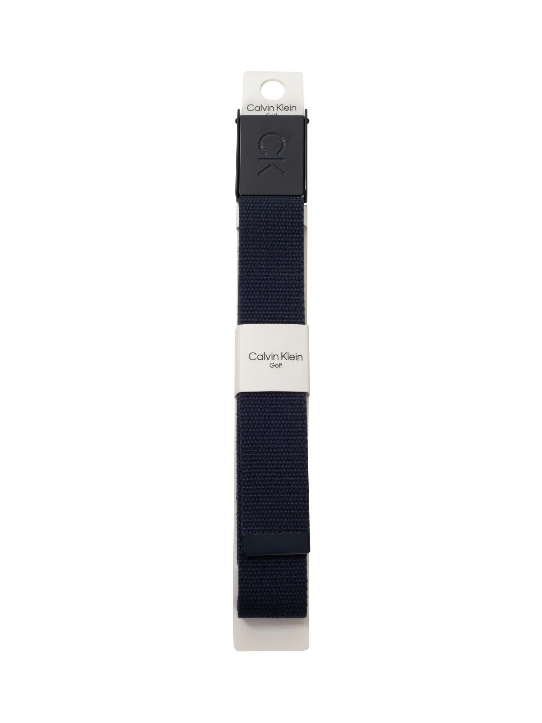Blauw - Calvin Klein Golf Monogram Buckle Belt