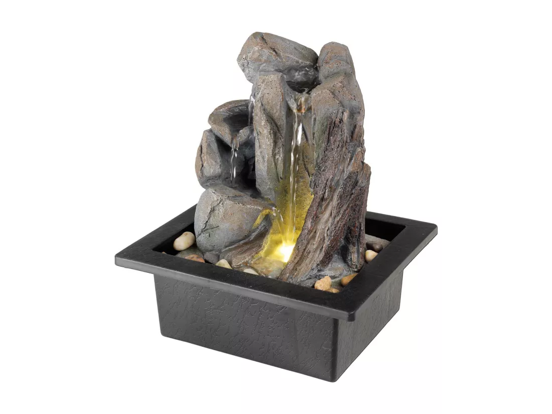 Fontaine en polyrésine avec LED Zen Modèle 1