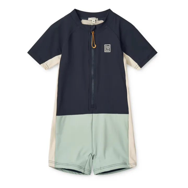 Liewood Combishort Marinus Colorblock | Bleu marine